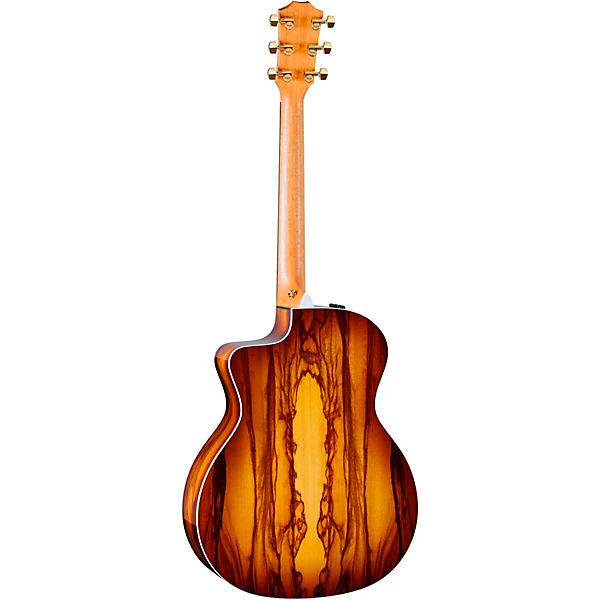 Taylor 214ce DLX Ziricote Special Edition Grand Auditorium Acoustic Electric Guitar Shaded Edge Burst