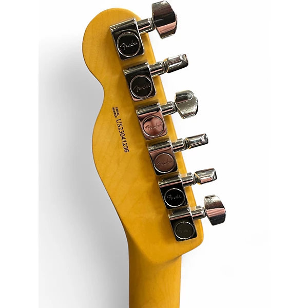 Used Fender American Professional II Telecaster Miami Blue Solid Body Electric Guitar