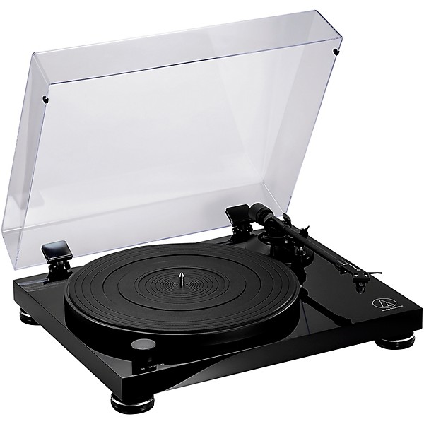 AT LPW50PB Fully Manual Belt Drive Turntable Black