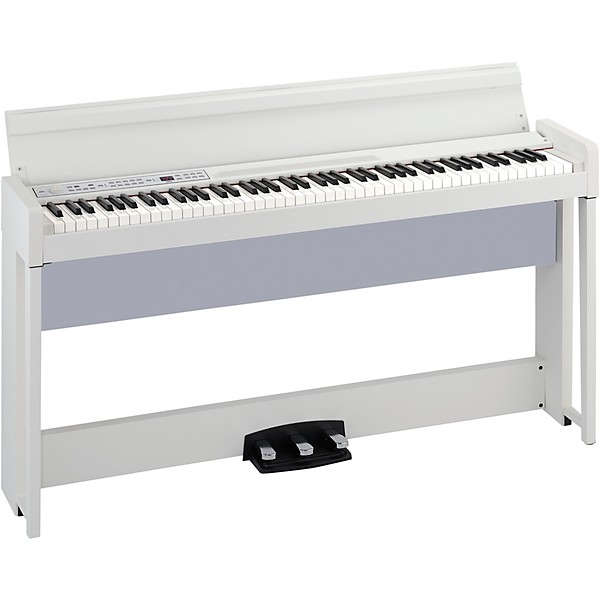 C1 Air Digital Piano with RH3 Action Bluetooth Audio Receiver White 88 Key