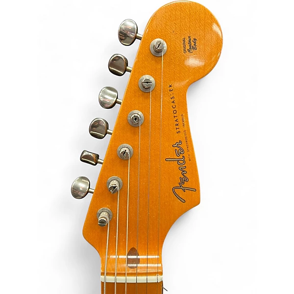 Used Fender Artist Series Eric Johnson Stratocaster Red Solid Body Electric Guitar