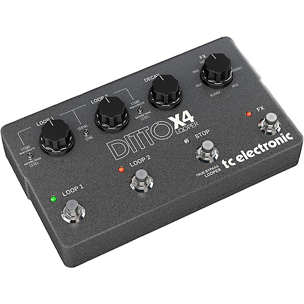 TC Electronic Ditto X4 Looper Effects Pedal Level 1 J31315004000000.gc