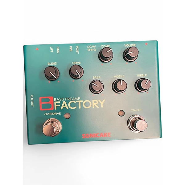 Used Sonicake BASS PREAMP FACTORY Bass Effect Pedal