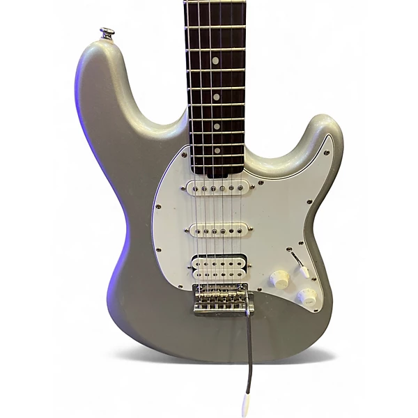 Sterling by Music Man Used Sterling by Music Man Cutlass HSS Silver Solid Body Electric Guitar