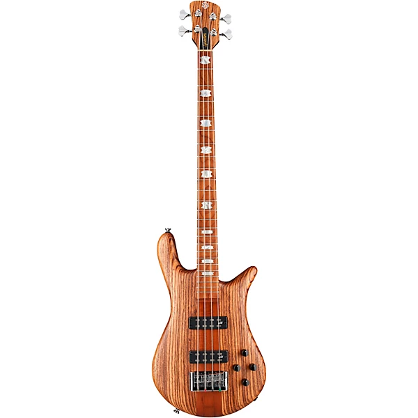 Euro 4 RST Zebrawood Limited Edition Electric Bass Guitar Natural