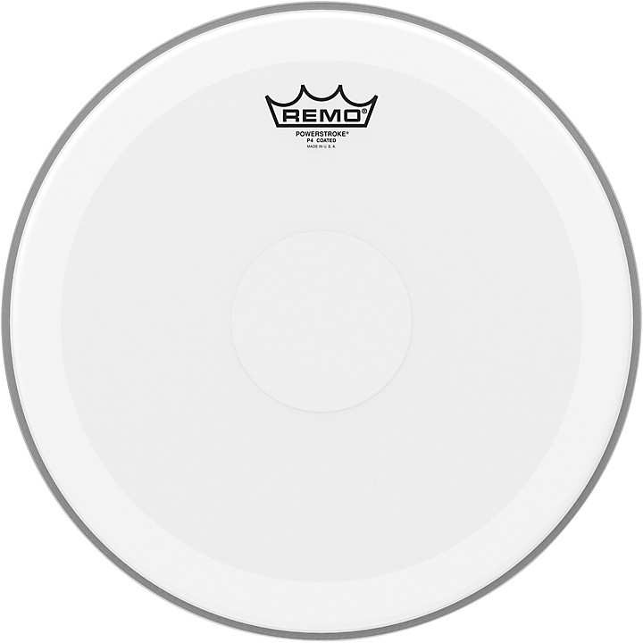 Powerstroke 4 Coated Batter Drum Head with Clear Dot