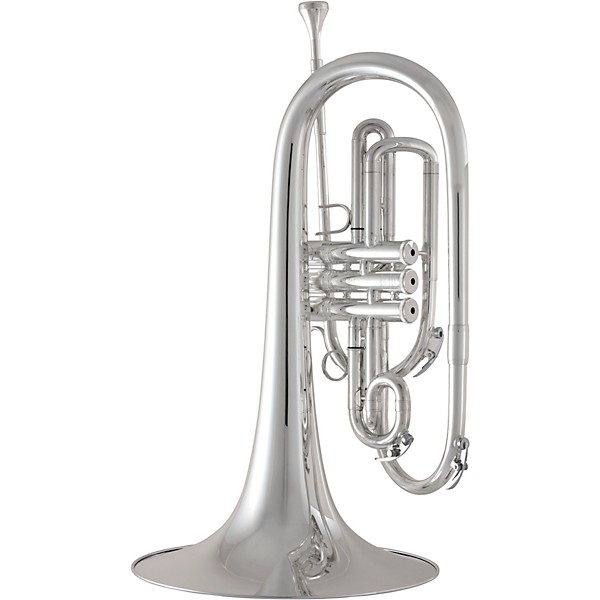 KMH611 Ultimate Series F Marching French Horn Silver plated