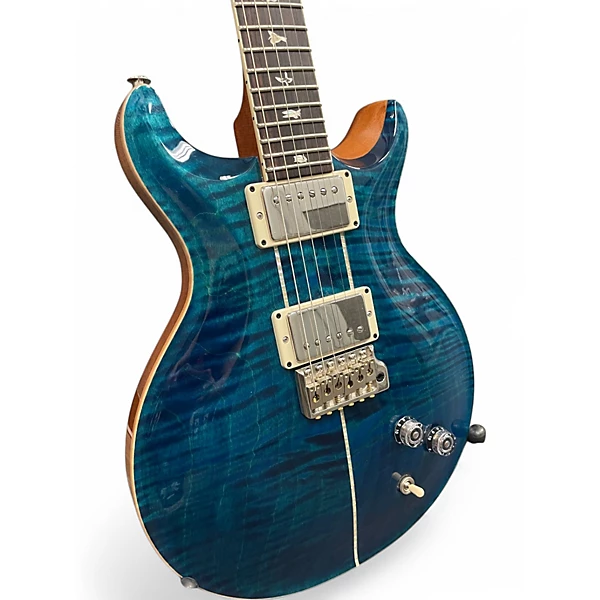 Used 2022 PRS Santana Signature Blue Matteo Solid Body Electric Guitar