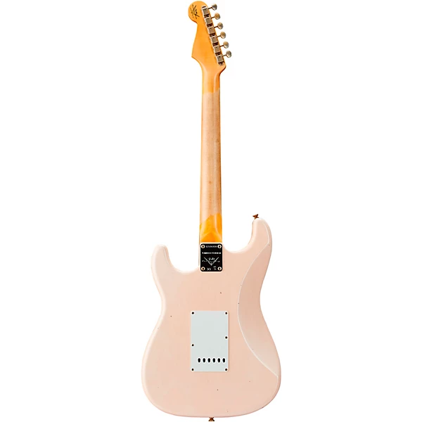 Fender Custom Shop Limited Edition '60 Stratocaster Journeyman Relic Rosewood Fingerboard Electric Guitar Super Faded Aged Shell Pink