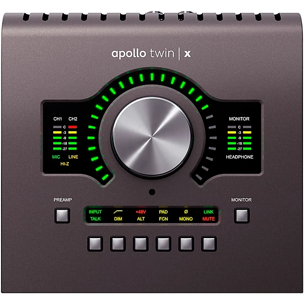 Universal Audio Apollo Twin X QUAD Heritage Edition Thunderbolt 3 Audio Interface Level 1 L81213004000000.gc