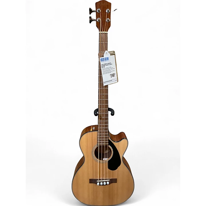 Fender Used Fender CB60SCE Natural Acoustic Bass Guitar