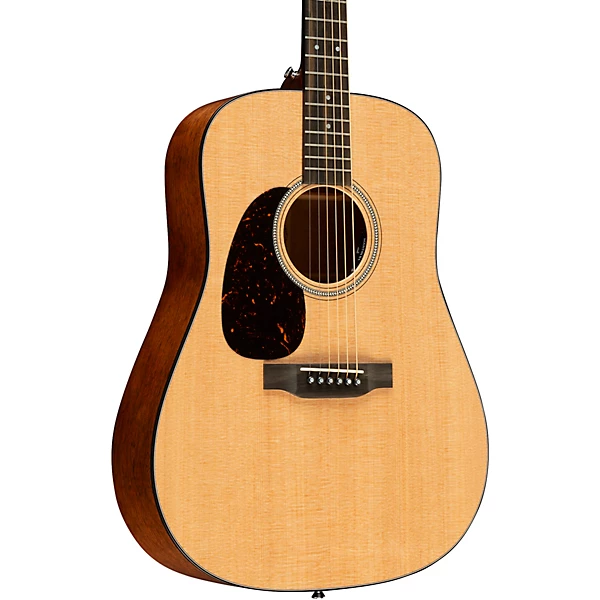 Martin D 16E 16 Series Mahogany Left Handed Dreadnought Acoustic Electric Guitar Natural