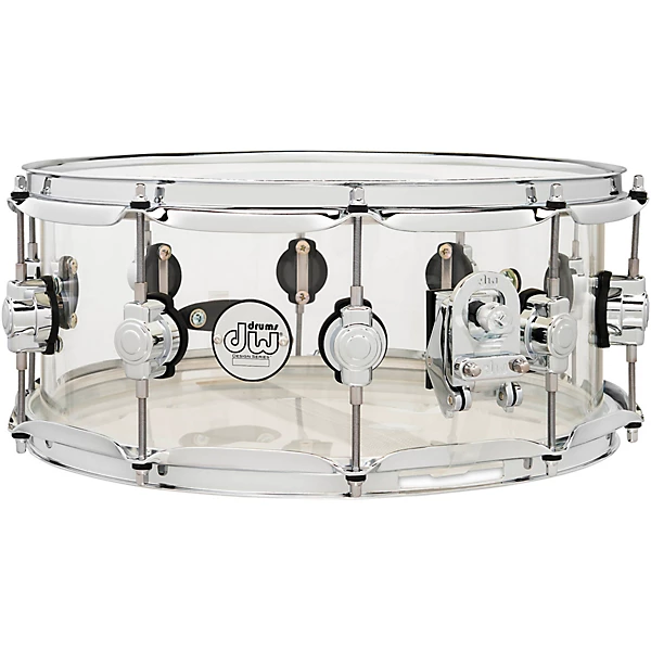 Design Series Acrylic Snare Drum With Chrome Hardware