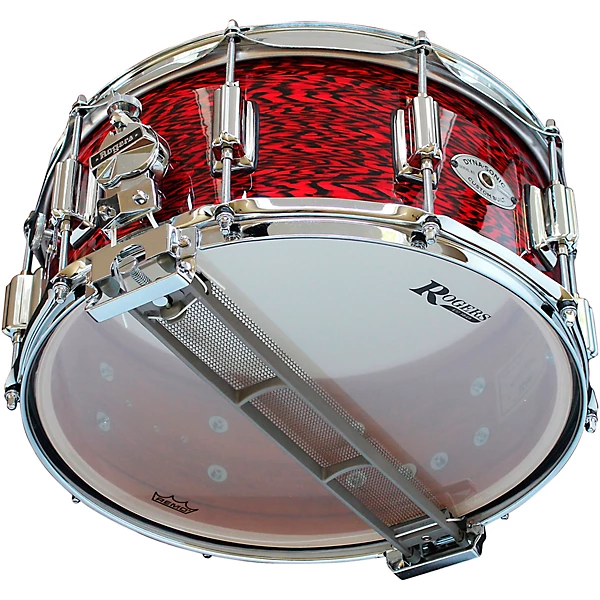Rogers Dyna Sonic Snare Drum with Beavertail Lugs 14 x 5 in. Red Onyx