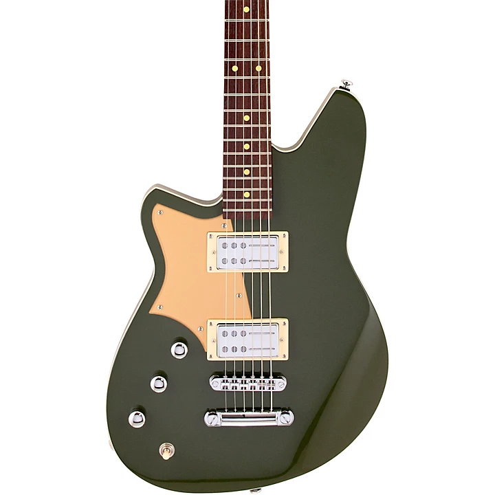 Descent RA Left Handed Bariton Electric Guitar Army Green