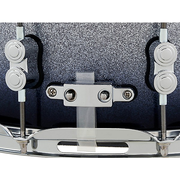 Concept Maple Series Snare Drum Silver to Black Sparkle Fade 55x14