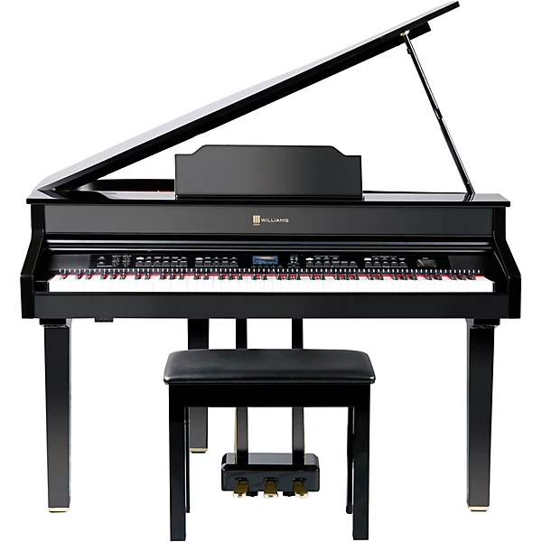 Symphony Grand II Digital Micro Grand Piano With Bench Black 88 Key