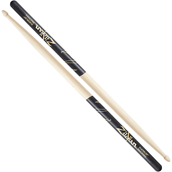 Acorn Tip DIP Drumsticks Black Wood 5A