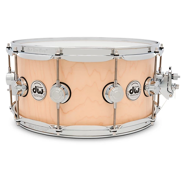 Collectors Series 333 Satin Oil Maple Snare Drum With Chrome Hardware