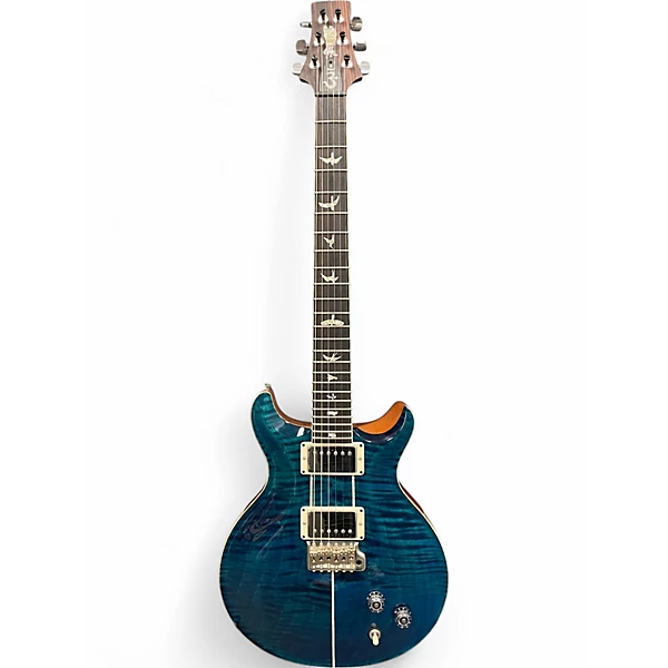 Used 2022 PRS Santana Signature Blue Matteo Solid Body Electric Guitar