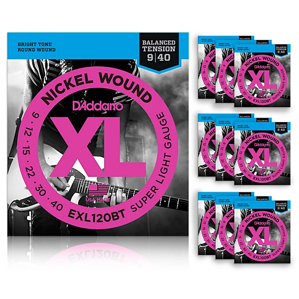 EXL120BT Balanced Tension X Lite Electric Guitar Strings 10 Pack