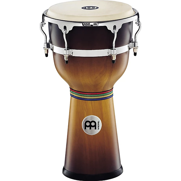 MEINL Floatune Wood Djembe Gold Amber Sunburst 12 In