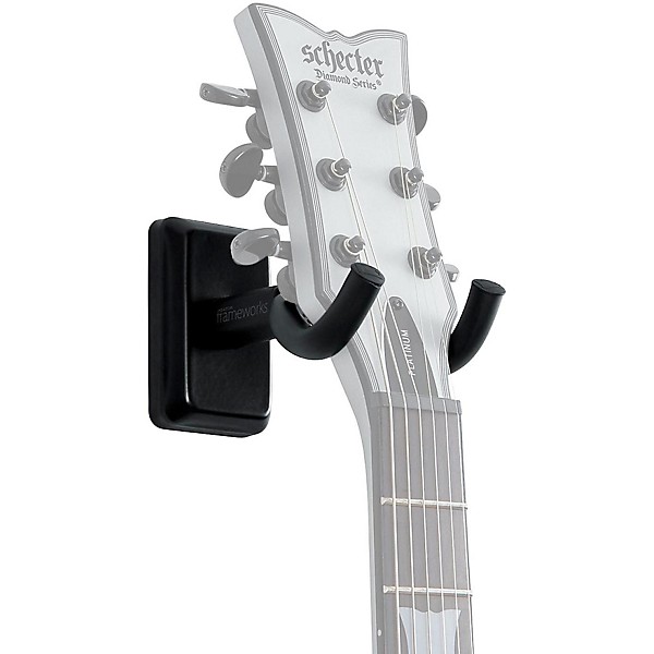 Wall Mount Guitar Hanger Black