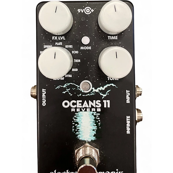 Used Electro Harmonix Oceans 11  Reverb Effect Pedal