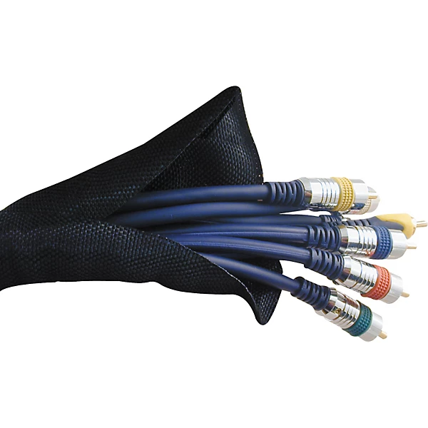 Snakeskin Cable Management 8 Feet Black 1 in