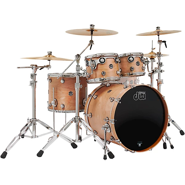 Limited Edition Performance Series Birch 4 Piece Shell Pack With 22 Bass Drum Natural Satin Oil