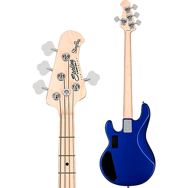 Sterling by Music Man StingRay Ray4HH Maple Fingerboard Electric Bass Level 1 Cobra Blue L71833004002000.gc