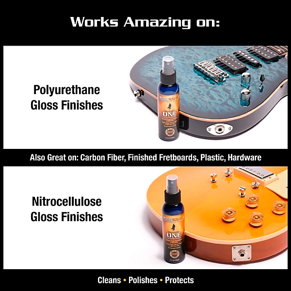 The Guitar ONE All in 1 Cleaner Polish Wax for Gloss Finishes