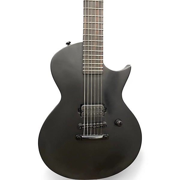 Used ESP LTD EC BLACK METAL Black Solid Body Electric Guitar