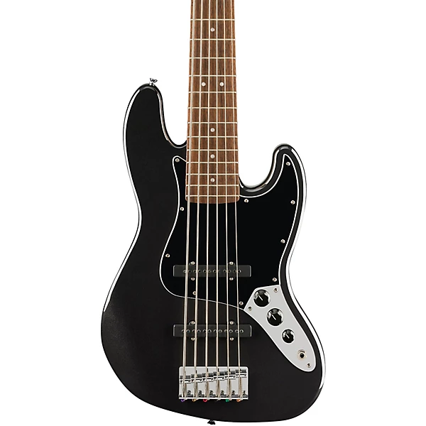 Affinity Series Jazz Bass VI Black Metallic