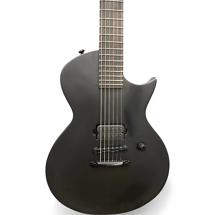 Used ESP LTD EC BLACK METAL Black Solid Body Electric Guitar