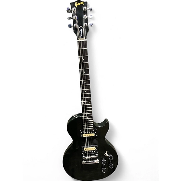 Used Gibson Invader Les Paul Black Solid Body Electric Guitar