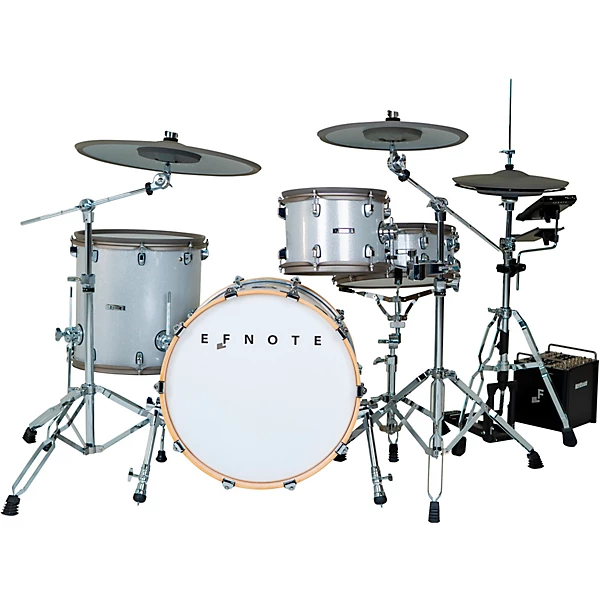 EF NOTE PRO 700 Standard Electronic Drum Kit White Sparkle