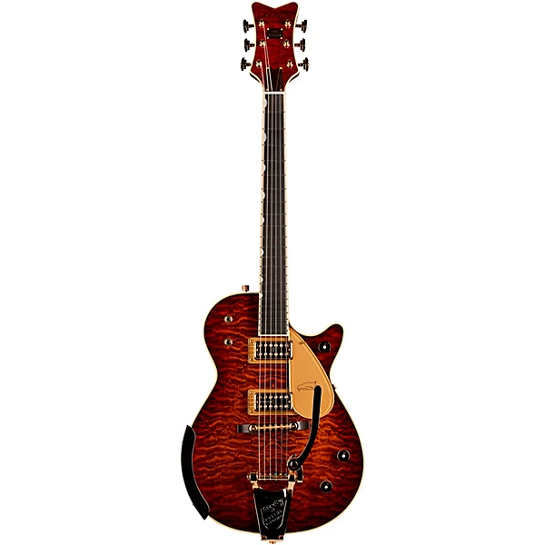 Gretsch Guitars G6134TGQM 59 Limited Edition Quilt Classic Penguin Electric Guitar Forge Glow