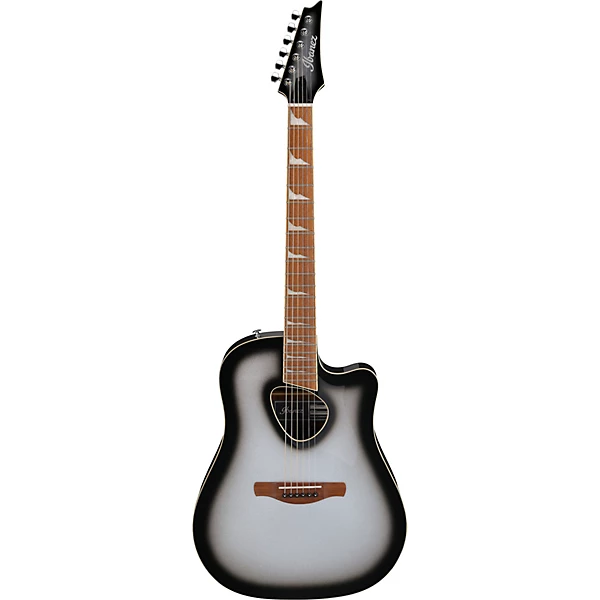 ALT30 Altstar Dreadnought Acoustic Electric Guitar Silver Burst