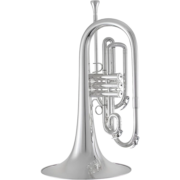 KMP611 Ultimate Series F Marching Mellophone Silver plated