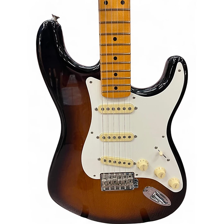 Used 2024 Fender Artist Series Eric Johnson Stratocaster 2 Tone Sunburst Solid Body Electric Guitar