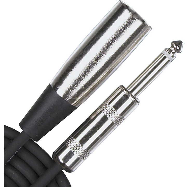 Hi Z 1 4 Male XLR Male Cable Black 10 ft