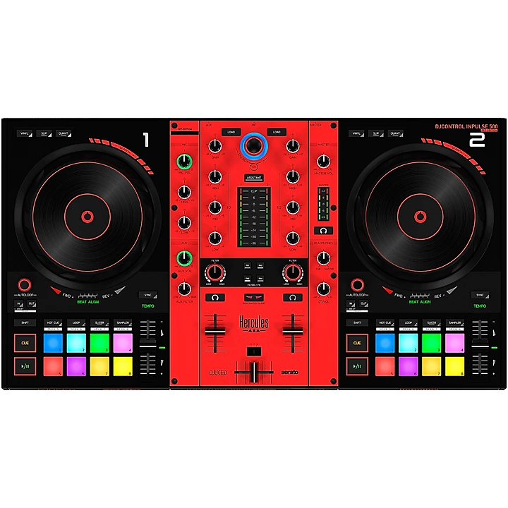 Inpulse 500 2 Channel DJ Controller Red