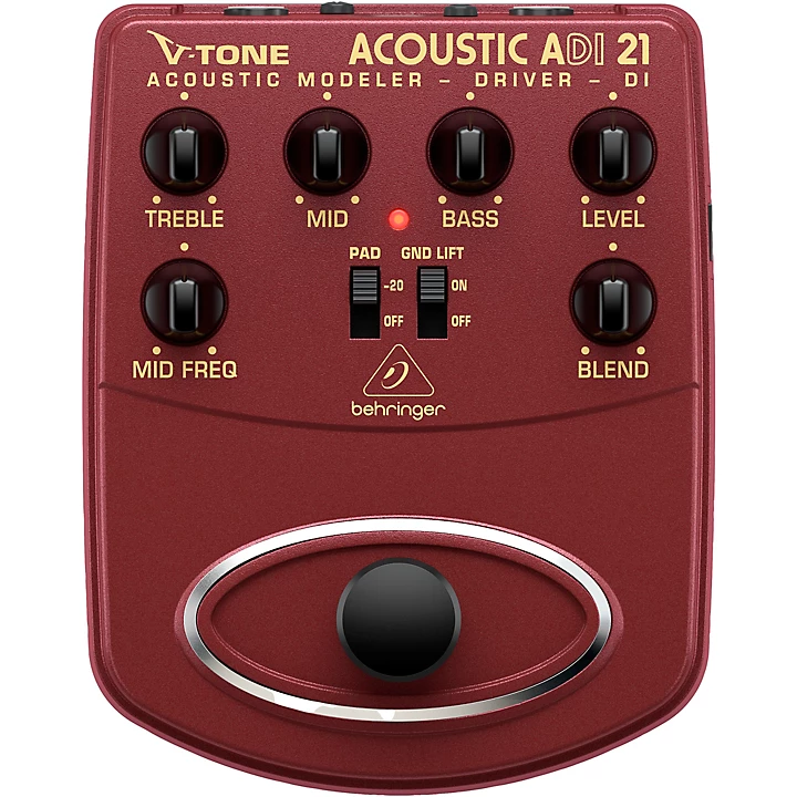 Behringer ADI21 V Tone Acoustic Driver Direct Recording Preamp/D.I. Box