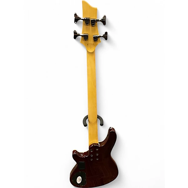 Used Schecter Guitar Research Omen Extreme 4 String DARKWOOD  Electric Bass Guitar