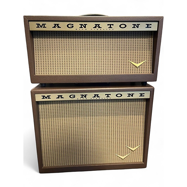 Used 2020s Magnatone twilighter head and cab Guitar Stack
