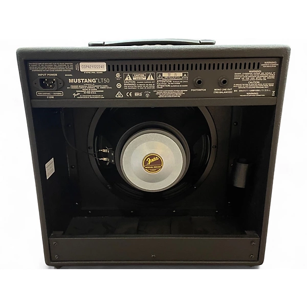 Used Fender Mustang LT50 50W 1x12 Guitar Combo Amp