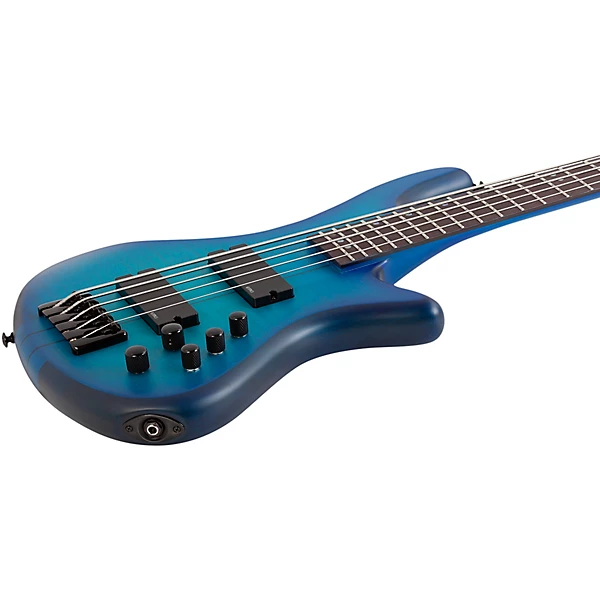 Stiletto Studio 5 5 String Electric Bass Ocean Blue Burst