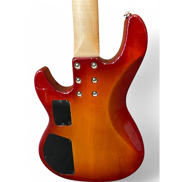 Used 2015 G&L MJ 5 Cherry Burst Electric Bass Guitar
