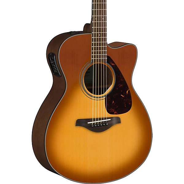 FSX800C Small Body Acoustic Electric Guitar Sand Burst